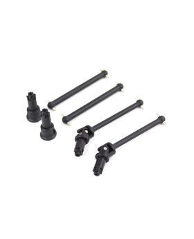 Driveshafts front og rear