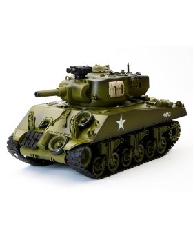 BROTHER TANK RC TANK 1:18 USA M4A3 SHERMAN GREEN