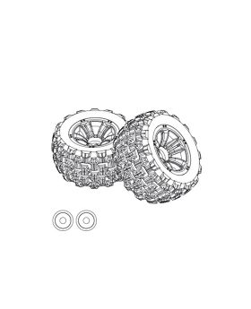 Wheel and tire 