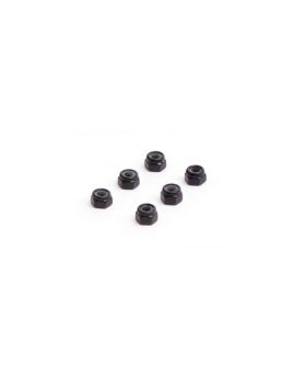 BS908-009 M5 nylon lock nut 6pcs