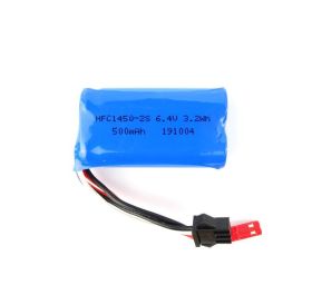 Li-Ion 6,4V (2s) 500mAh JST 2-pin stik