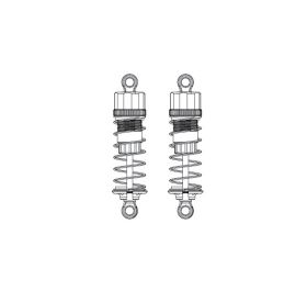 Metal oil-filled shock absorber