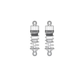 Front metal oil-filled shock absorber