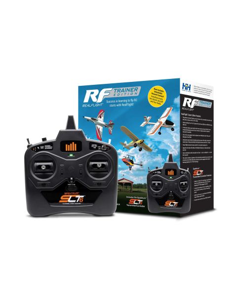RealFlight Trainer Edition RC Flight Simulator with SLT6 Transmitter